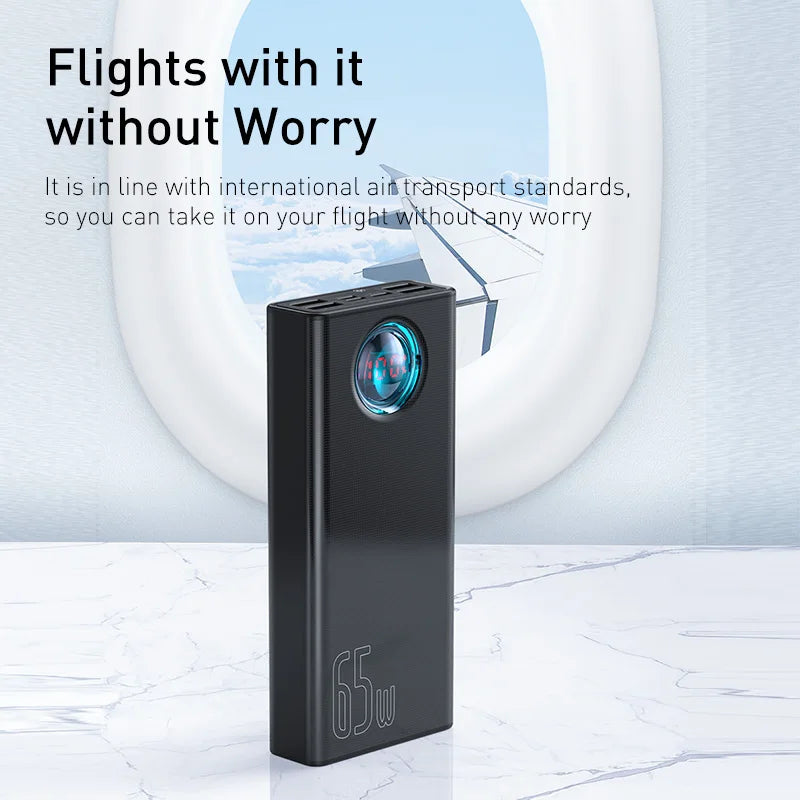 Baseus 65W 30000mAh PD Quick Charge Power Bank