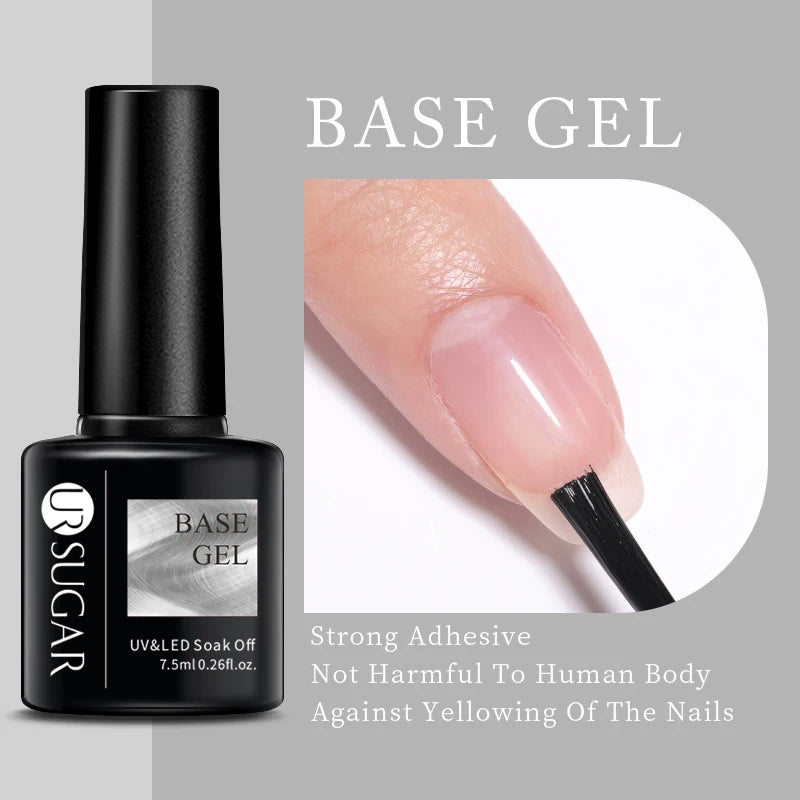 Glitter Gel Nail Polish – Semi-Permanent UV LED Gel with Sparkling Shimmer Finish