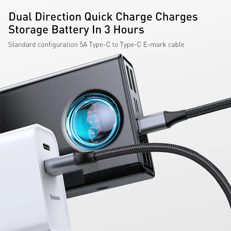 Baseus 65W 30000mAh PD Quick Charge Power Bank