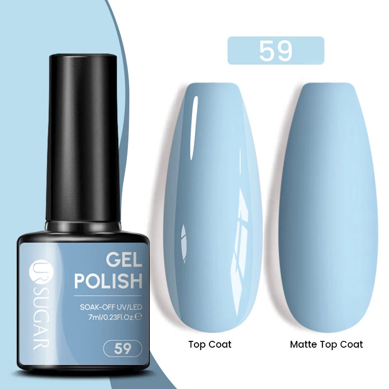 Dark Red Gel Nail Polish – Soak-Off LED/UV Gel Varnish for Salon & Home Use