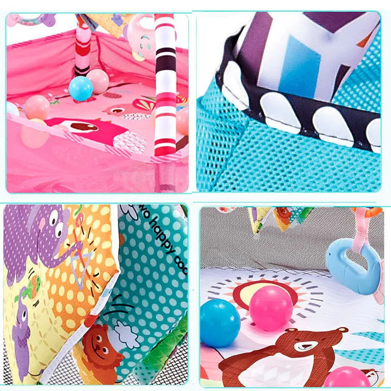 Educational Fitness Frame for Children – Play Mat & Crawling Activity Rug