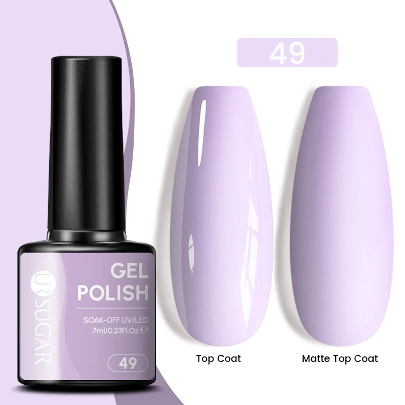 Dark Red Gel Nail Polish – Soak-Off LED/UV Gel Varnish for Salon & Home Use