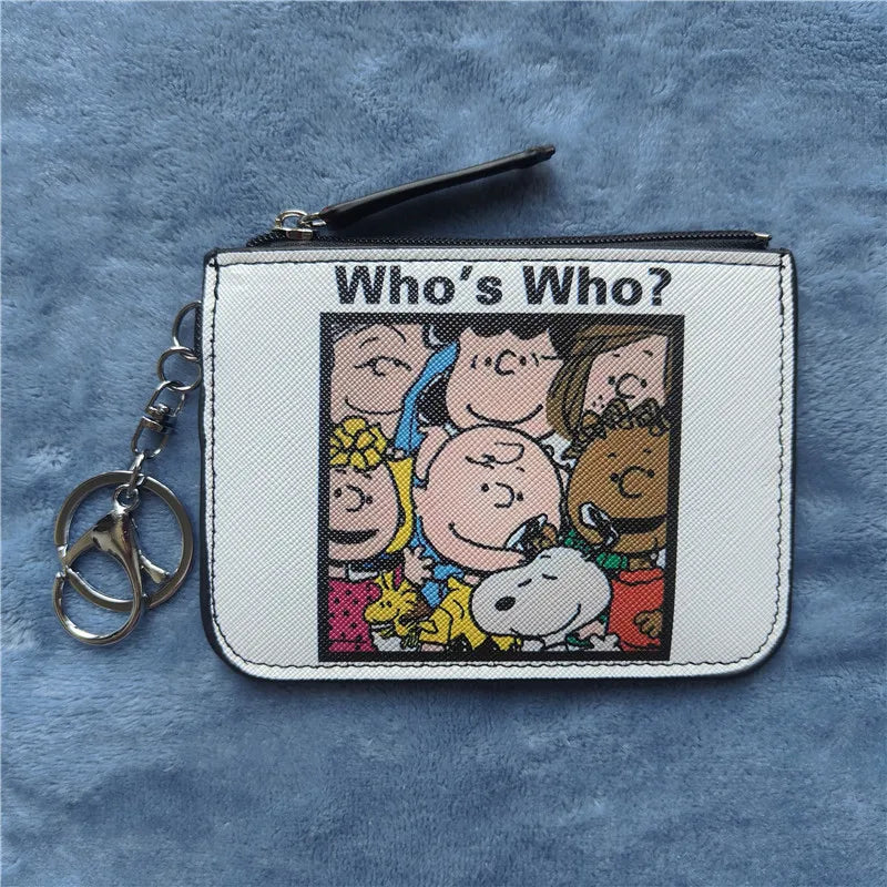 🐾 Snoopy Coin Purse – Cute Zipper Wallet for Kids, Teens & Adults