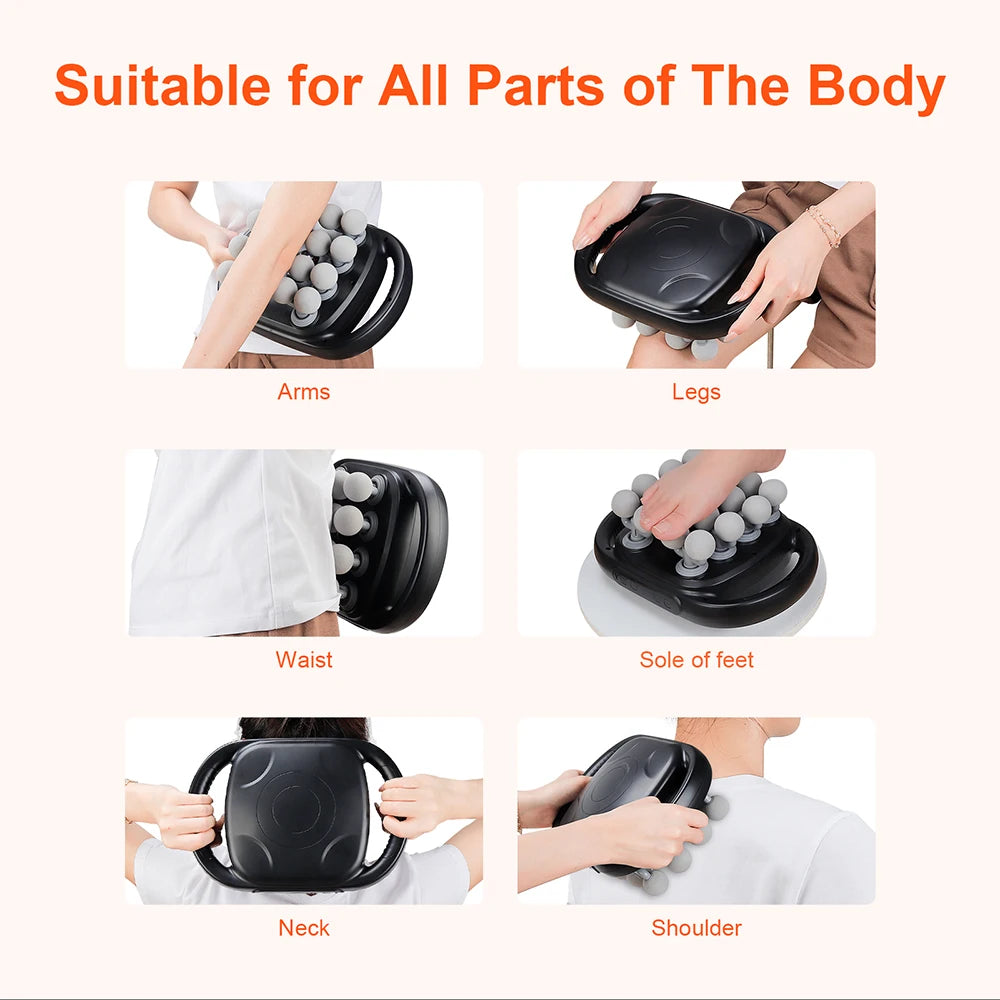 16-Head High-Frequency Fascia Gun for Full Body Massage