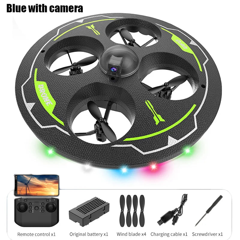 Mini Drone UFO MX85 para Crianças - Desvio Inteligente de Obstáculos, Design Seguro de Espuma (50g)