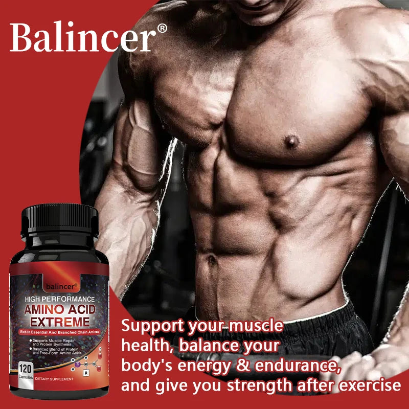 Aminoácidos Completos + BCAAs - Suplemento para Recuperação, Reparo e Crescimento Muscular
