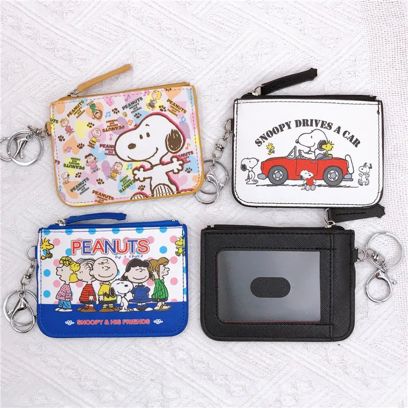 🐾 Snoopy Coin Purse – Cute Zipper Wallet for Kids, Teens & Adults