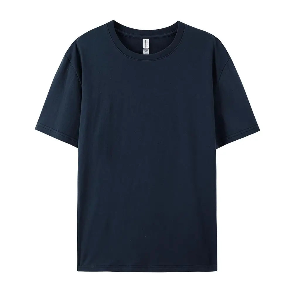 Solid Cotton T-Shirt Men & Women Casual Top