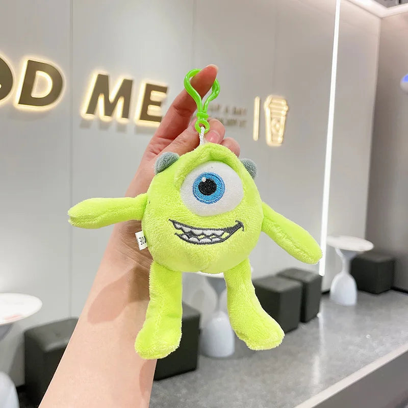 Chaveiro de pelúcia kawaii para carro, chaveiro automotivo, lindo chaveiro de desenho animado, chaveiro de pelúcia 3D, pingente de pelúcia para bolsa
