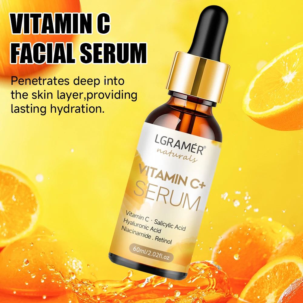 Sérum Facial Hidratante e Rejuvenescedor – Iluminador para Todos os Tipos de Pele