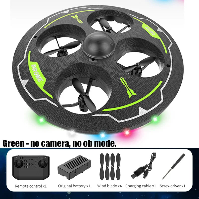 Mini Drone UFO MX85 para Crianças - Desvio Inteligente de Obstáculos, Design Seguro de Espuma (50g)