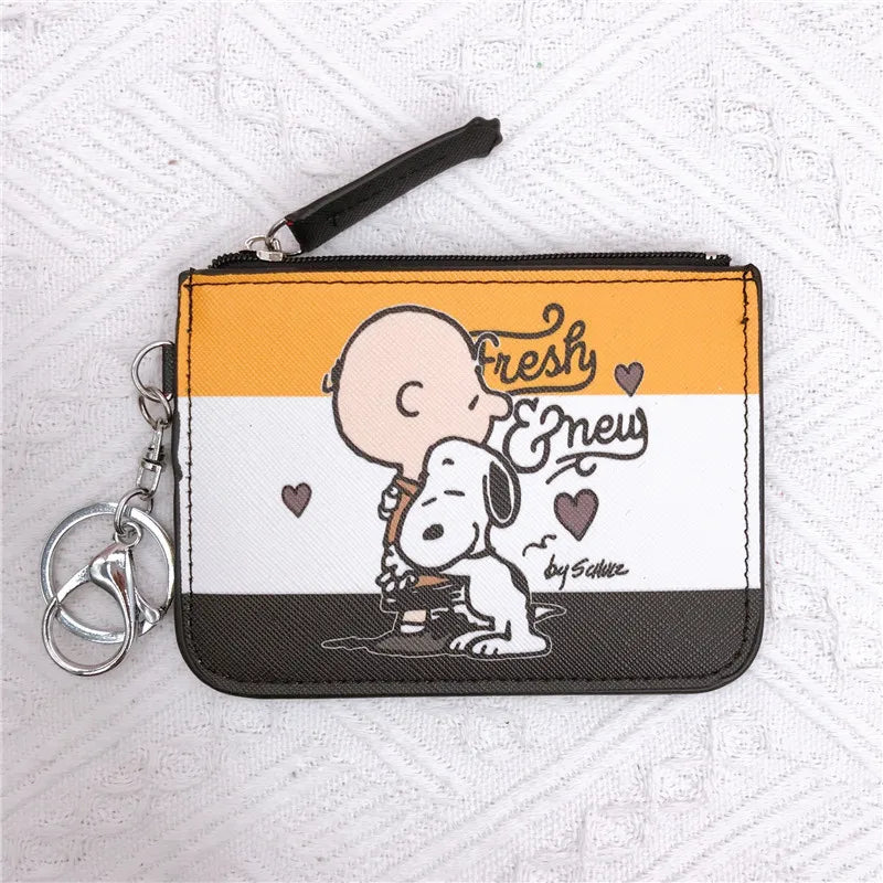 🐾 Snoopy Coin Purse – Cute Zipper Wallet for Kids, Teens & Adults