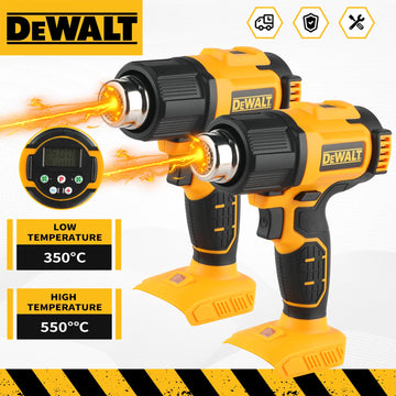 🔥 OFERTA IMPERDÍVEL! Pistola de ar quente sem fio DeWalt DCE530 20V - Ferramenta elétrica com temperatura ajustável até 550°C
