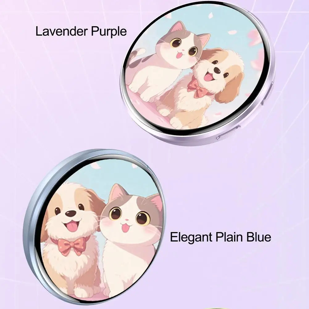 Anime E-Badge Display Pin Dynamic Electronic Badge Anime Merchandise Digital Display Badge Dynamic Gift For Otaku Fans Friends