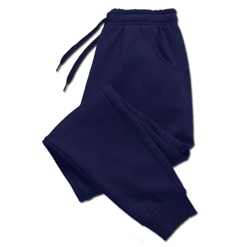 Men's Casual Joggers - Zipper Fly Sweatpants for Gym, Running & Everyday Wear