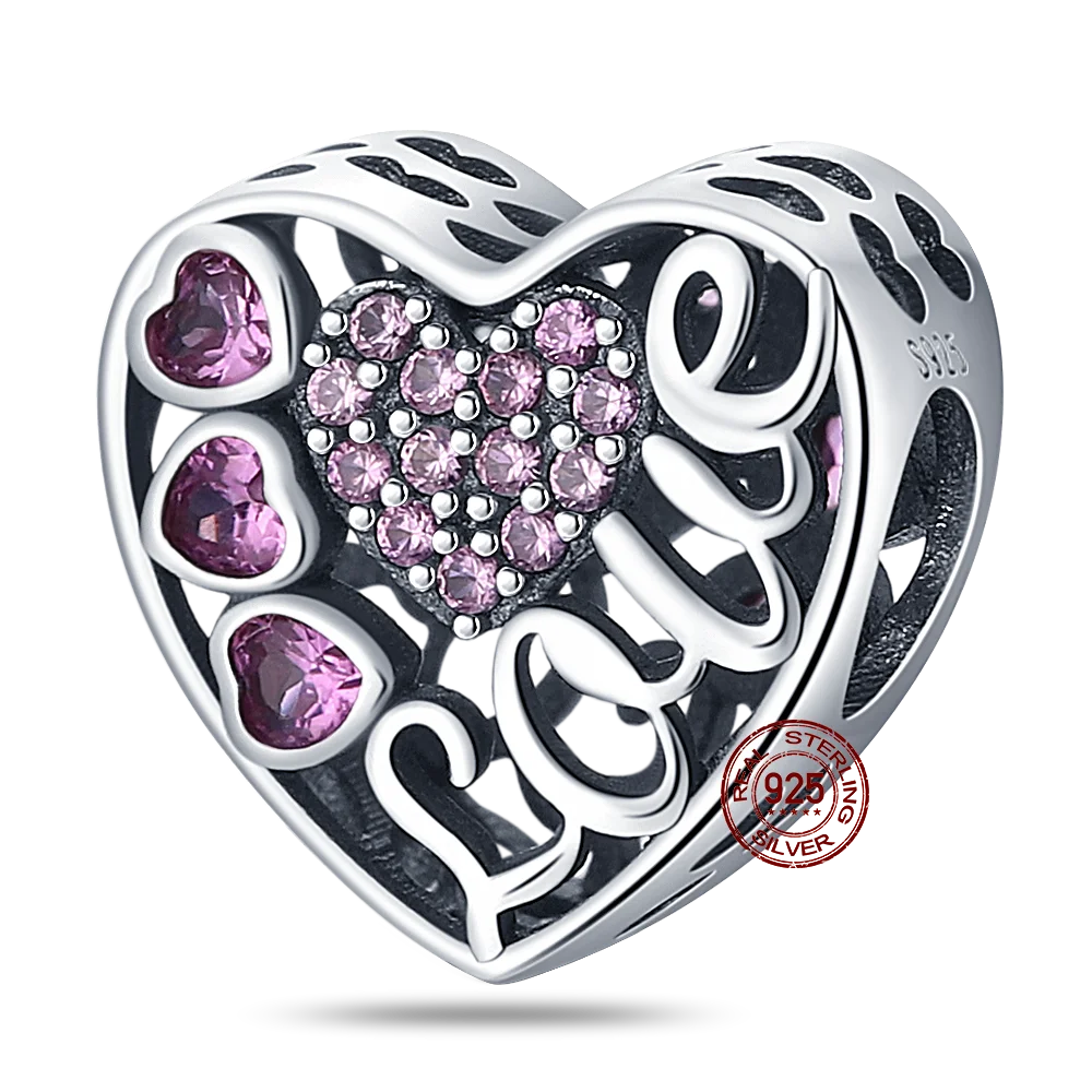Berloque de Prata 925 com Zircônia - Berloque Compatível com Pulseira