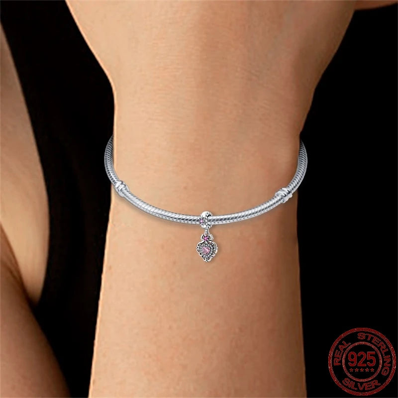 Berloque de Prata 925 com Zircônia - Berloque Compatível com Pulseira