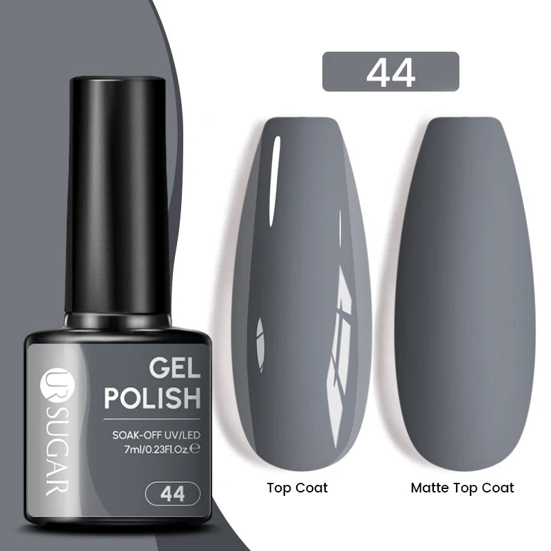 Dark Red Gel Nail Polish – Soak-Off LED/UV Gel Varnish for Salon & Home Use