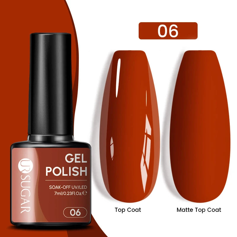 Glitter Gel Nail Polish – Semi-Permanent UV LED Gel with Sparkling Shimmer Finish