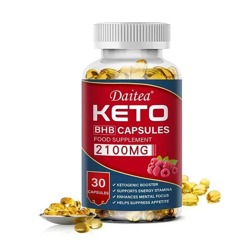 Keto BHB Capsules with Apple Cider Vinegar - Energy, Focus & Weight Management Support