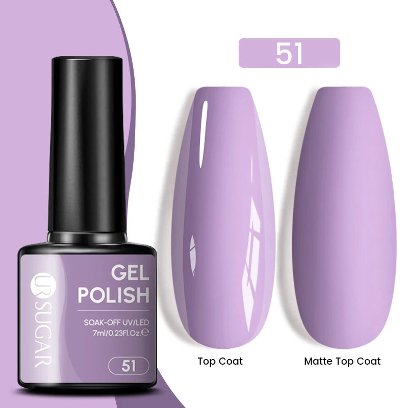 Dark Red Gel Nail Polish – Soak-Off LED/UV Gel Varnish for Salon & Home Use