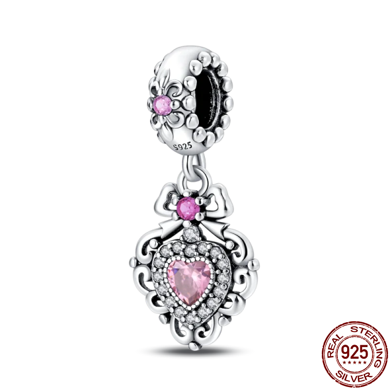 Berloque de Prata 925 com Zircônia - Berloque Compatível com Pulseira