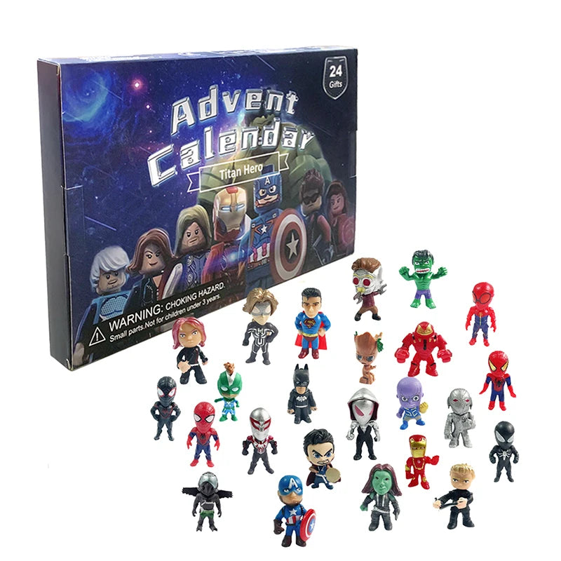 Calendário do Advento Marvel com 24 miniaturas de super-heróis