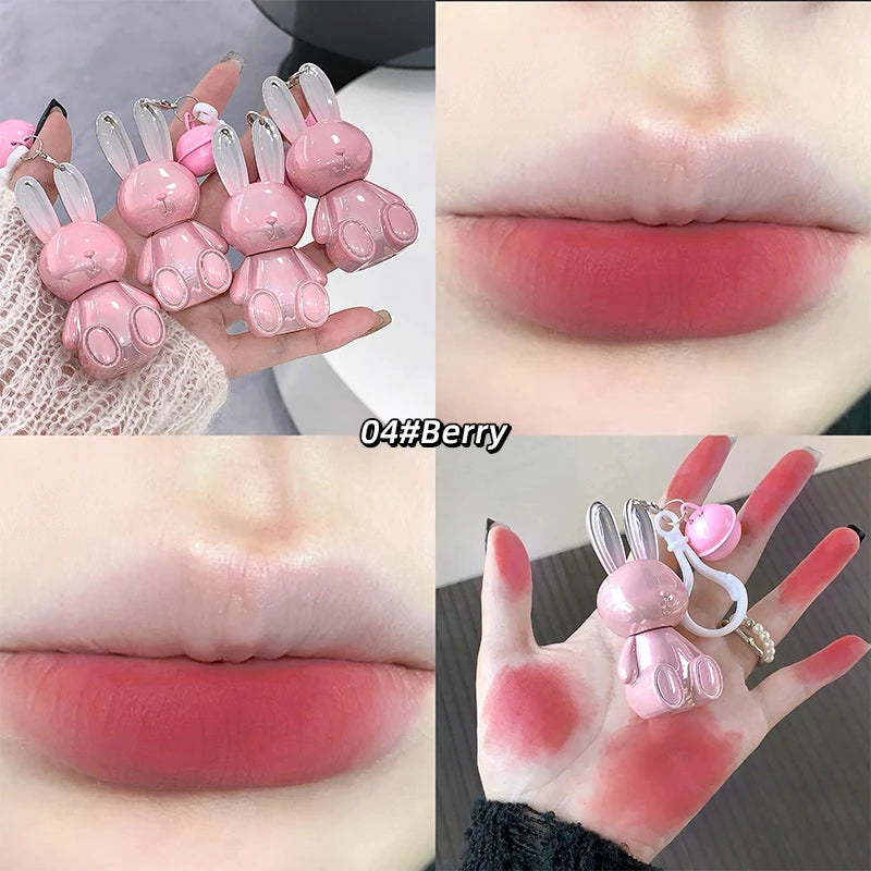 Batom líquido matte aveludado Gege Bear Pink Rabbit