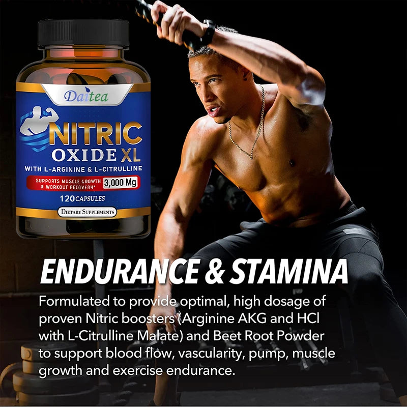 Nitric Oxide Supplement for Strength, Fitness & Muscle Growth