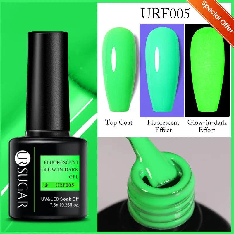 Glitter Gel Nail Polish – Semi-Permanent UV LED Gel with Sparkling Shimmer Finish
