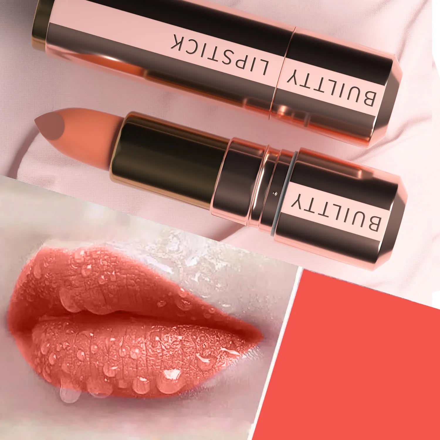 Batom Nude Matte - Batom macio, aveludado, de longa duração e que não transfere.