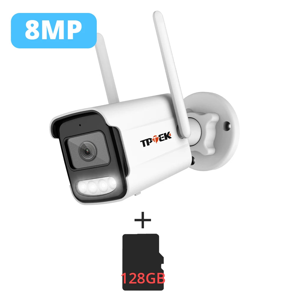 Wireless Outdoor Bullet Security Camera – AI Detection