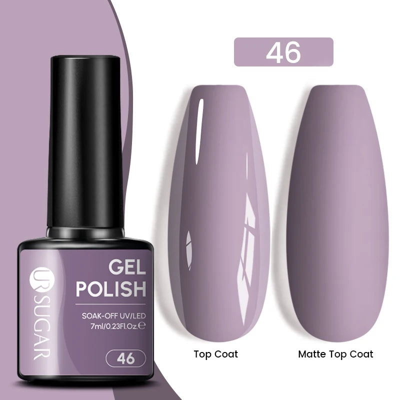 Glitter Gel Nail Polish – Semi-Permanent UV LED Gel with Sparkling Shimmer Finish