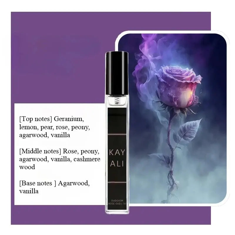 Perfume Feminino Floral Frutado Doce Elegante - Eau de Parfum Romântico com Base Amadeirada (10ml)