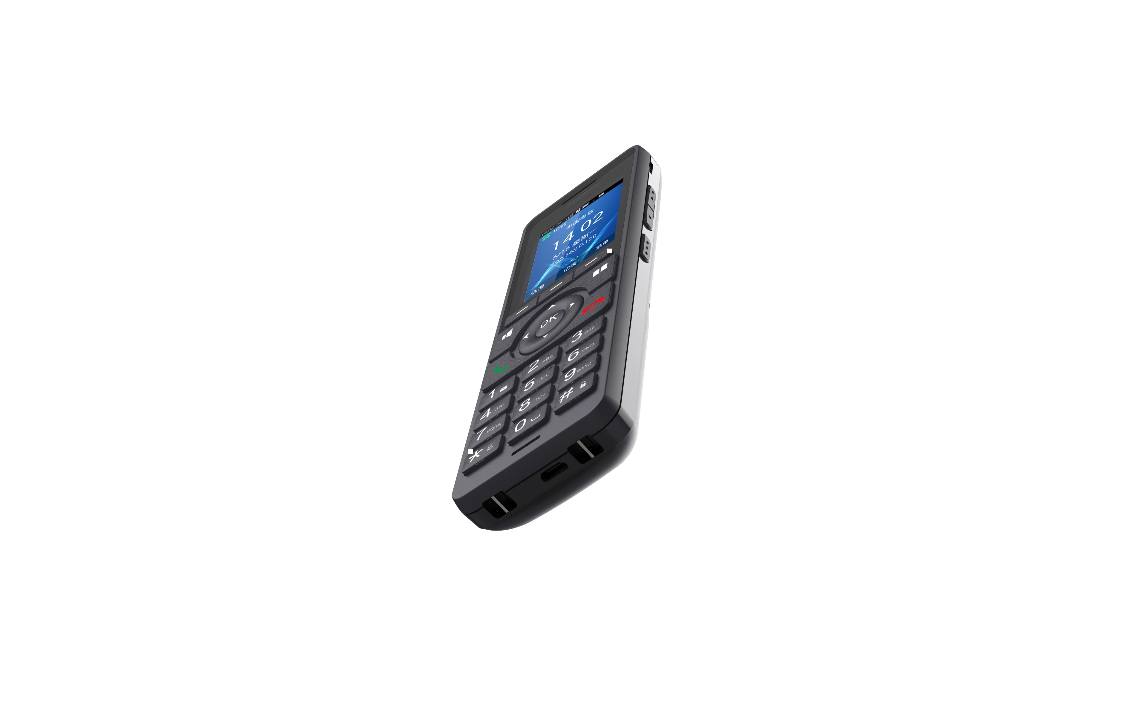 Telefone de Mesa VoIP WiFi 4G LTE - Telefone SIP Sem Fio com Tela de 2,4" e Conferência de 3 Vias