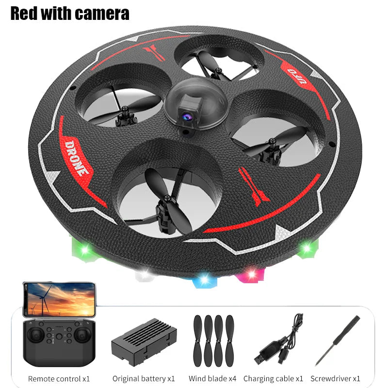 Mini Drone UFO MX85 para Crianças - Desvio Inteligente de Obstáculos, Design Seguro de Espuma (50g)