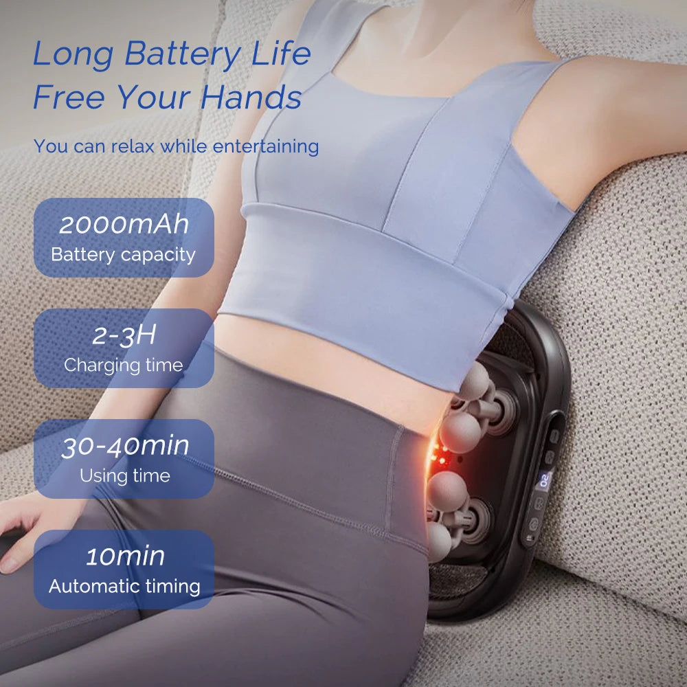16-Head High-Frequency Fascia Gun for Full Body Massage
