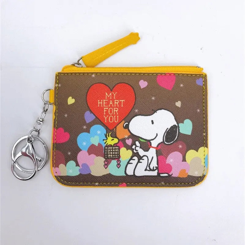 🐾 Snoopy Coin Purse – Cute Zipper Wallet for Kids, Teens & Adults