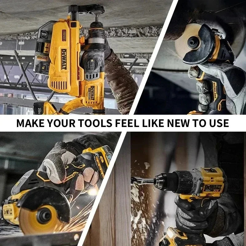 🔋 PROMOÇÃO RELÂMPAGO! Pacote com 4 baterias DeWalt 20V 6.0Ah 100% originais - Energia de íon de lítio de alto desempenho