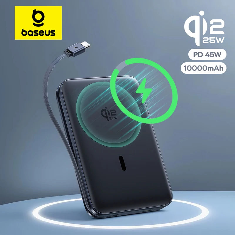 Baseus 10000mAh 45W MagSafe Wireless Power Bank