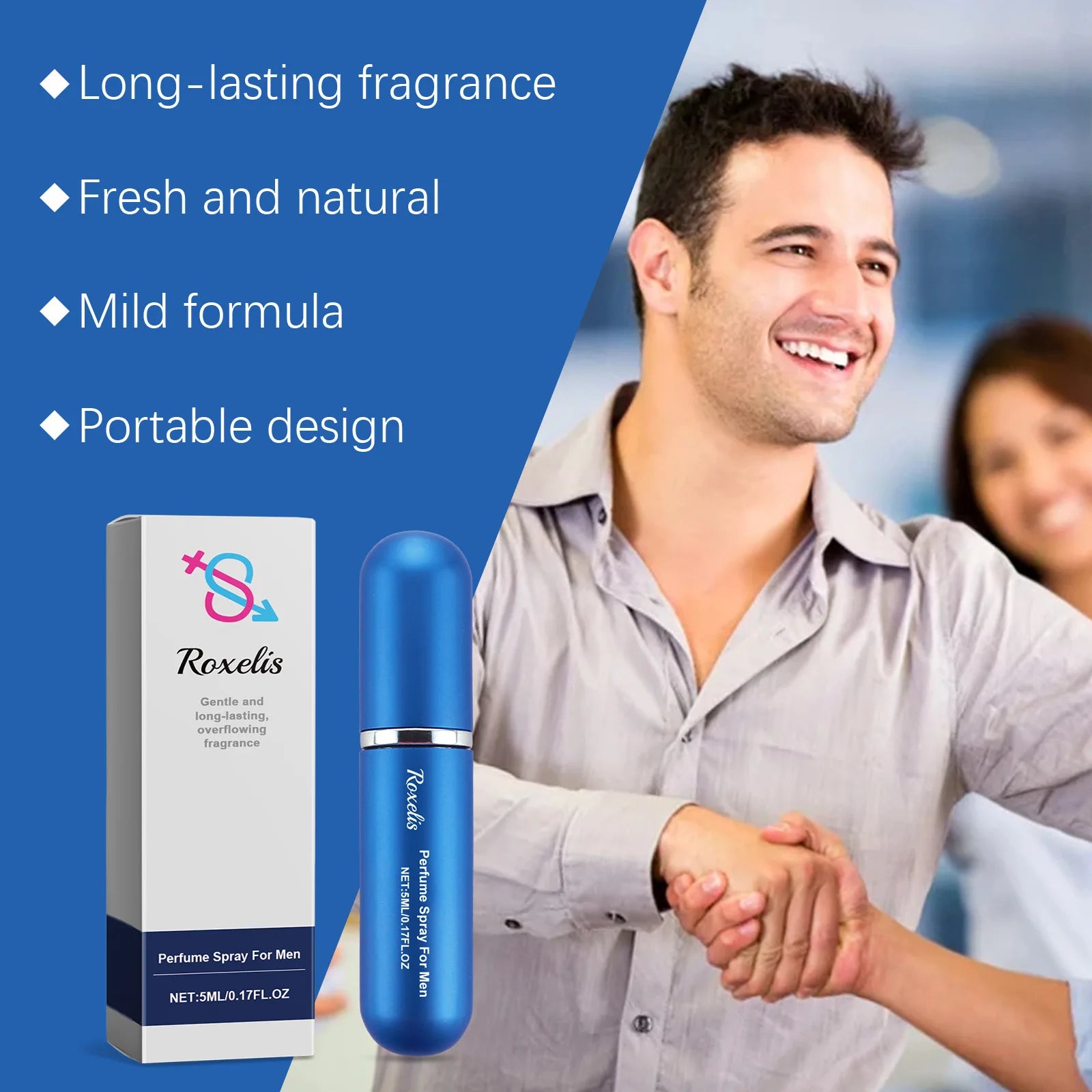 Perfume Masculino Encantador - Fragrância Natural Duradoura com Temperamento Refrescante (100ml)
