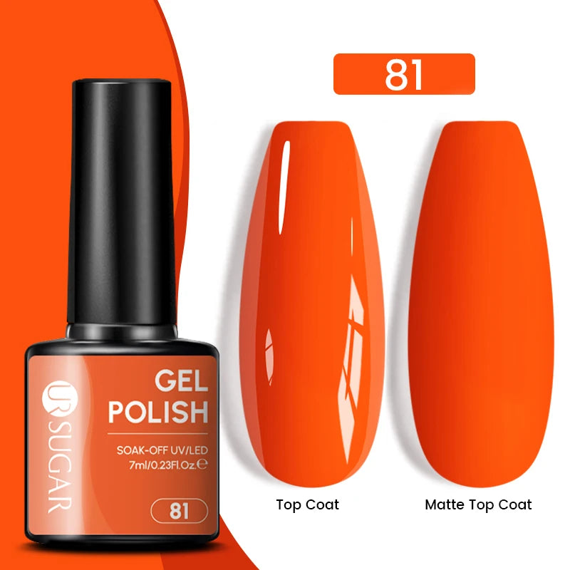 Glitter Gel Nail Polish – Semi-Permanent UV LED Gel with Sparkling Shimmer Finish