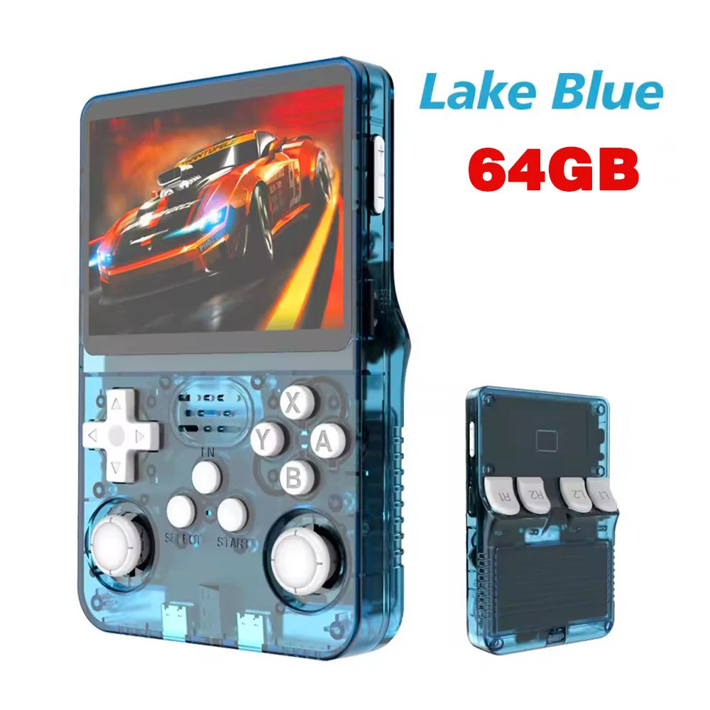 Console de jogos portátil retrô R36S - Sistema Linux de 3,5" com 128 GB de memória.