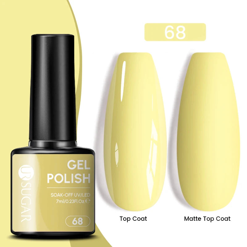 Glitter Gel Nail Polish – Semi-Permanent UV LED Gel with Sparkling Shimmer Finish
