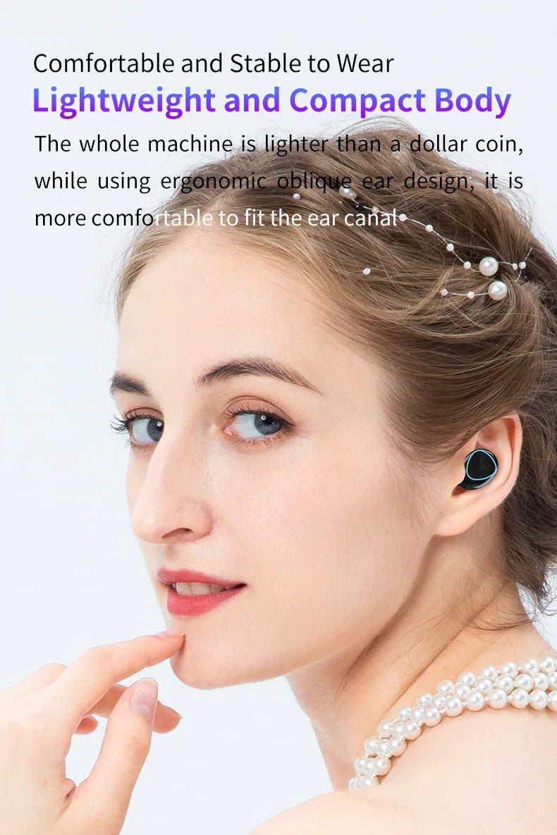 M10 Wireless Earbuds with Power Bank - Sports & Gaming Headphones