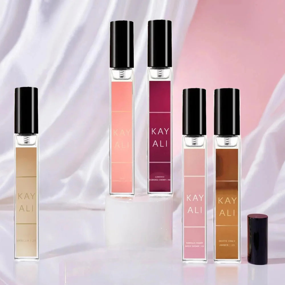 Perfume Feminino Floral Frutado Doce Elegante - Eau de Parfum Romântico com Base Amadeirada (10ml)
