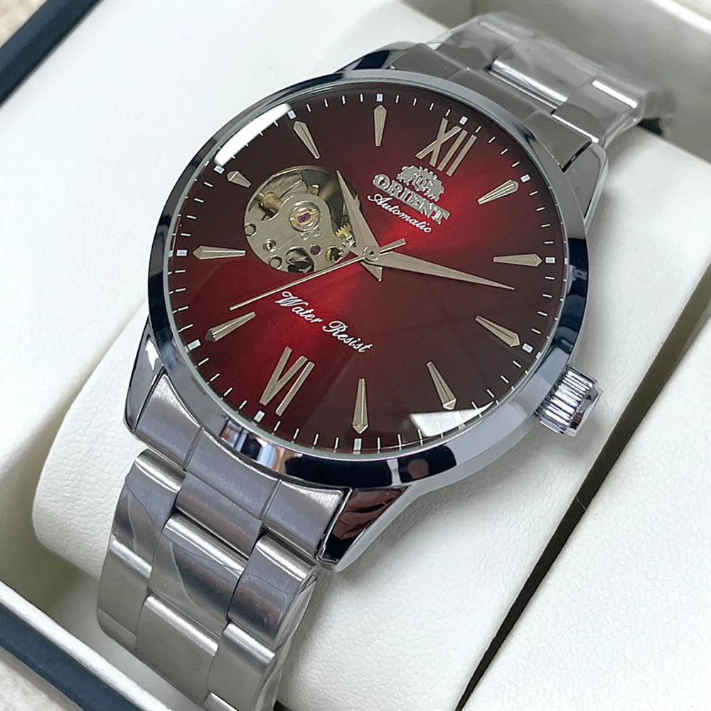 Men's Automatic Mechanical Watch – Luxury Stainless Steel Self-Winding Wristwatch | 17 Style Options