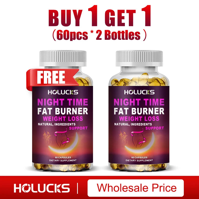 Queimador de Gordura Noturno - Cápsulas Avançadas para Sono e Perda de Peso com Feijão Branco e Garcinia Cambogia
