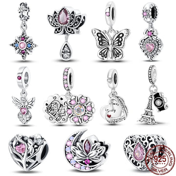 Berloque de Prata 925 com Zircônia - Berloque Compatível com Pulseira