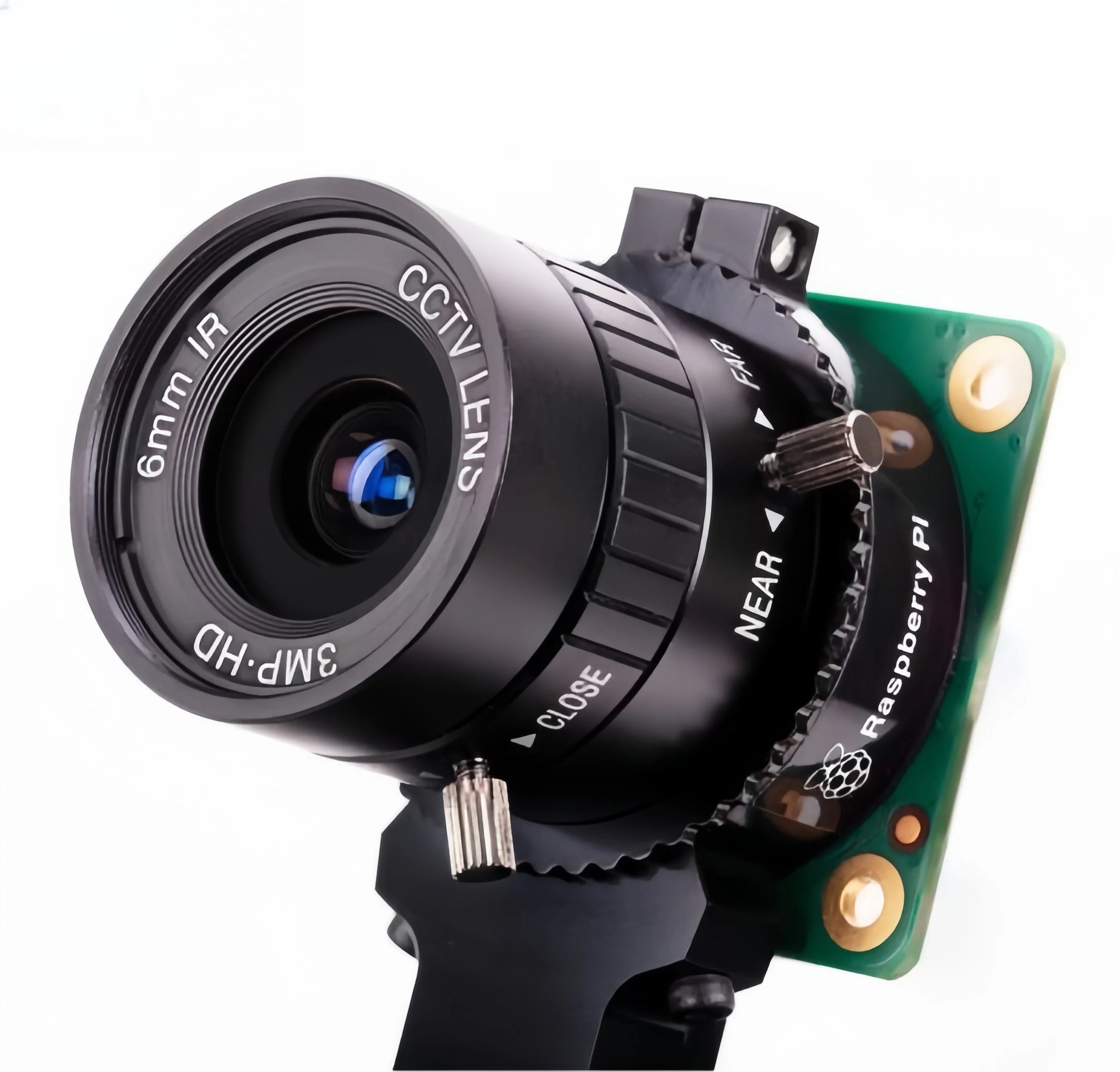 Câmera Raspberry Pi HQ com Lente Telefoto de 16 mm - Módulo de Câmera de Alta Qualidade para Projetos Pi